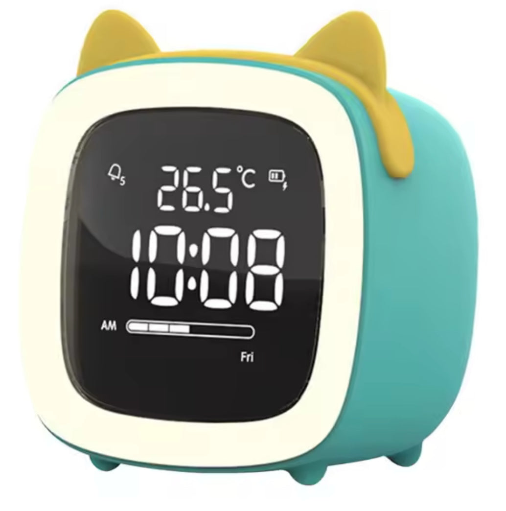 Detský budík s nočným svetlom