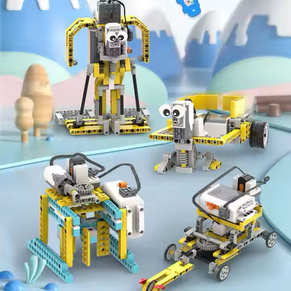 Robotická súprava pre budúcich inžinierov 50 v 1 – Inteligentná sada blokov pre domácich majstrov, 606 kusov s diaľkovým ovládaním