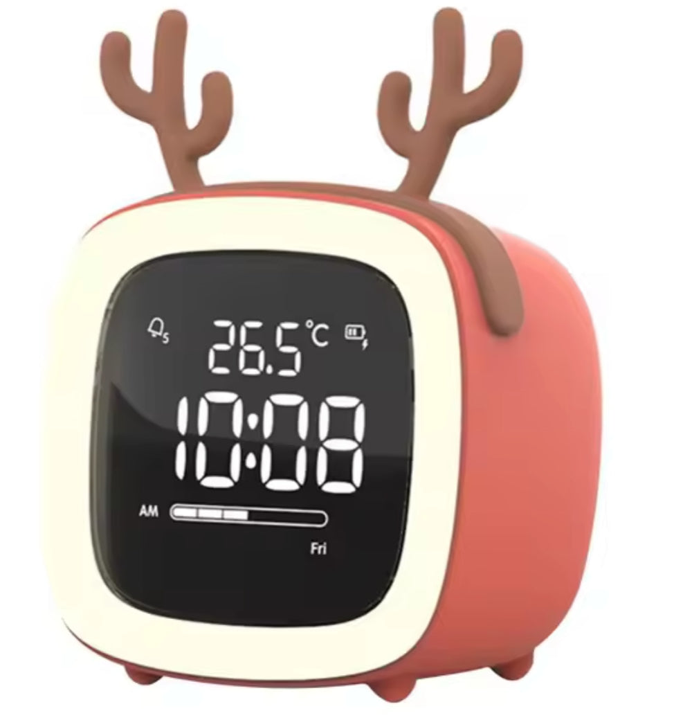 Detský budík s nočným svetlom