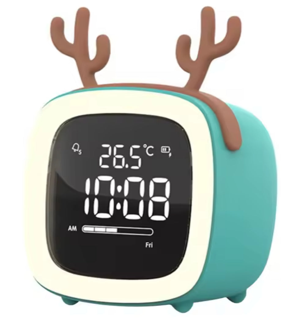 Detský budík s nočným svetlom