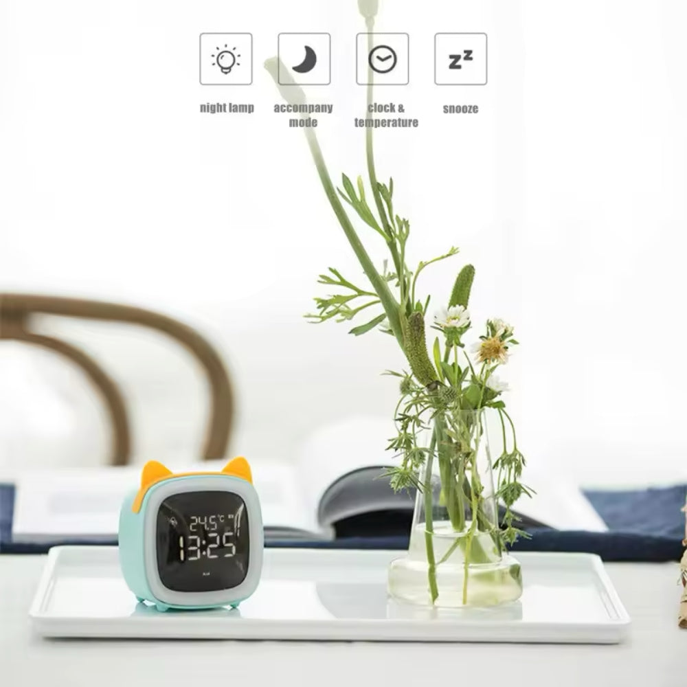 Detský budík s nočným svetlom