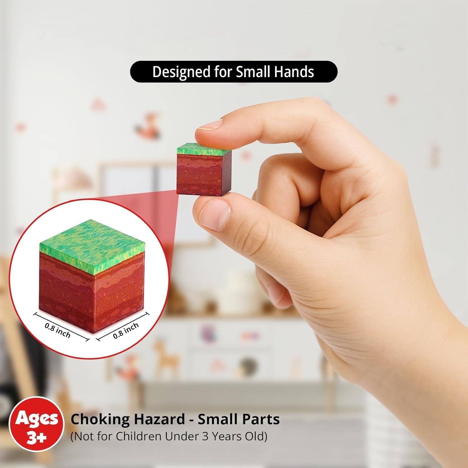 MAGNECRAFT Magnetic Blocks – 200 ks magnetických stavebných kociek STEM hračka pre deti od 3 rokov