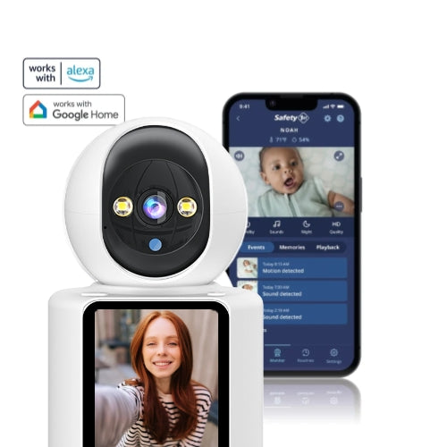 Inteligentný bezdrôtový baby monitor s nočným videním a obojsmerným video a audio prenosom