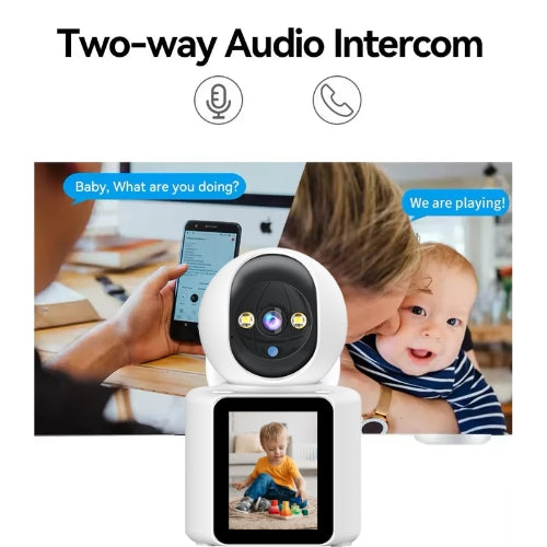 Inteligentný bezdrôtový baby monitor s nočným videním a obojsmerným video a audio prenosom