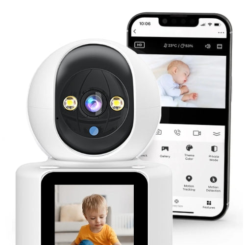 Inteligentný bezdrôtový baby monitor s nočným videním a obojsmerným video a audio prenosom