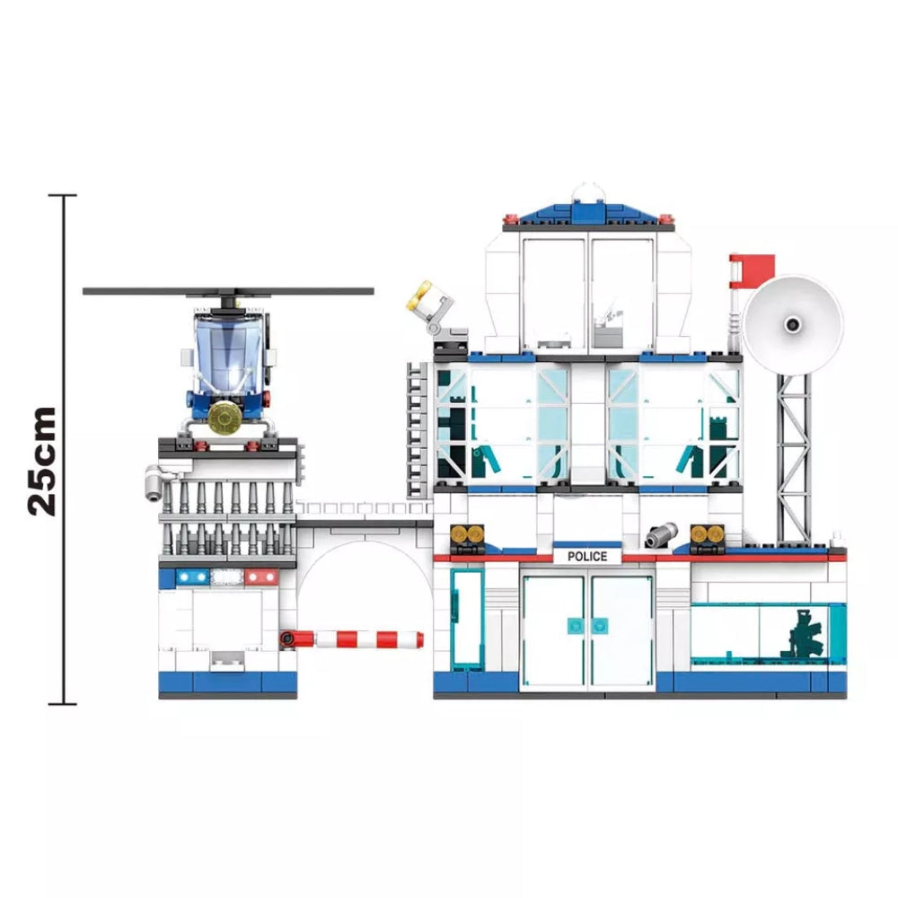 Stavebnica POLÍCIA - 563 kusov