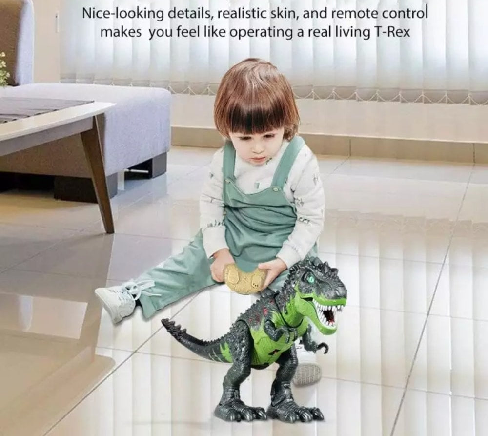 Dinosaurí robot chrliaci oheň