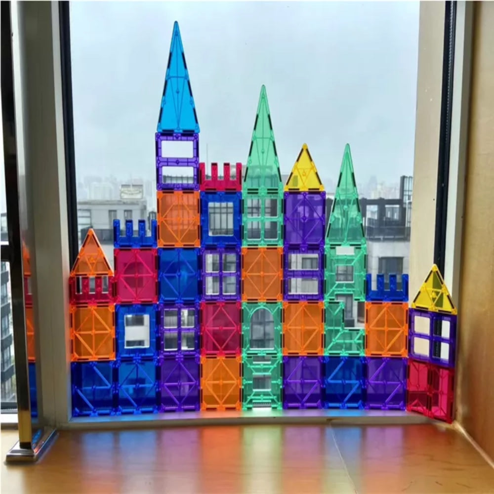 Magnetické stavebnice - kreatívna sada 120 kusov