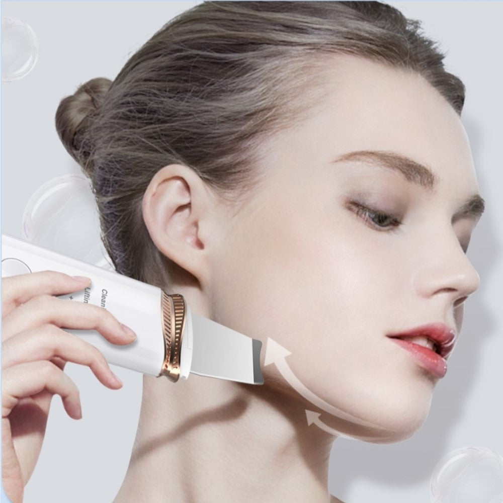 Iónová ultrazvuková špachtľa na čistenie tváre