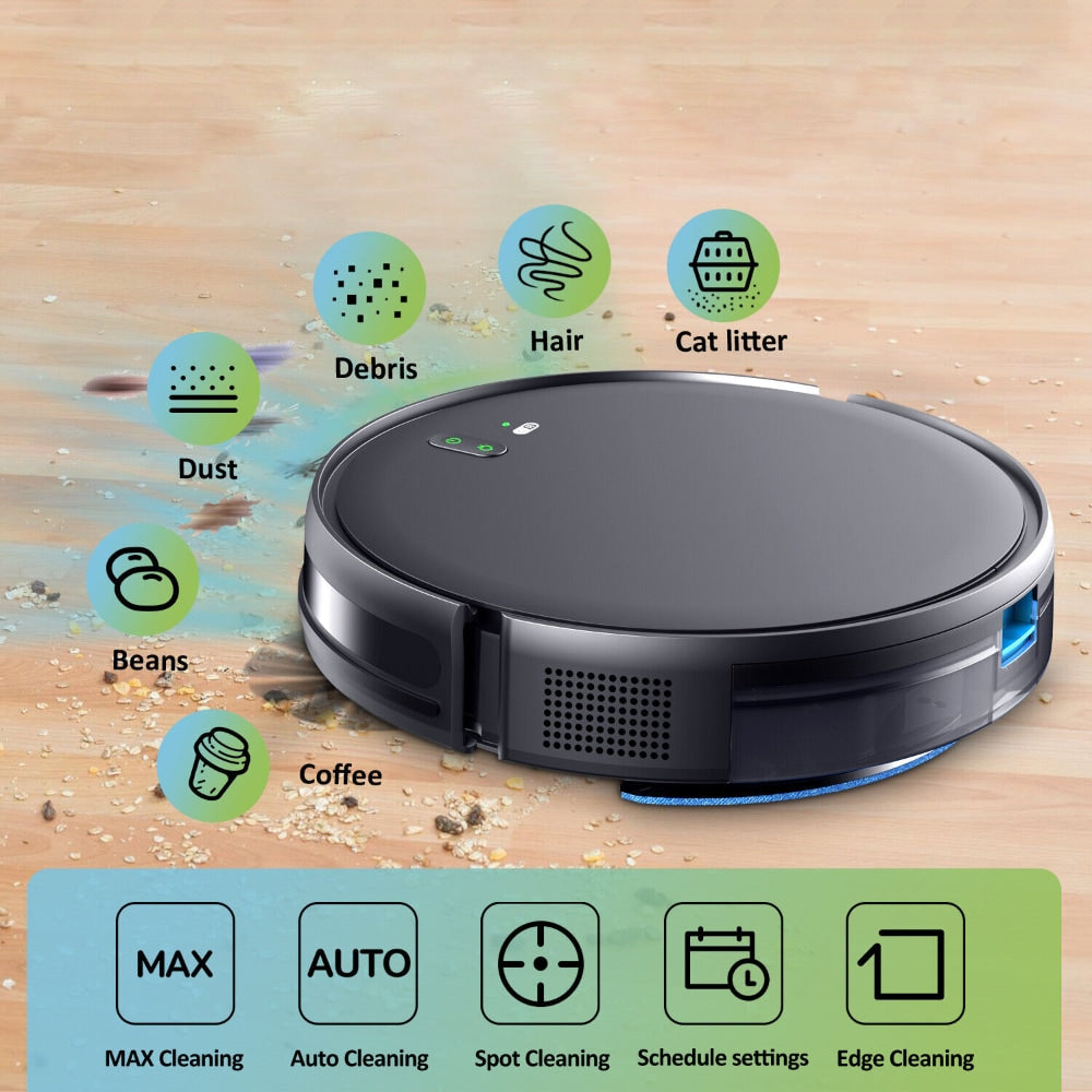 Robotický vysávač a čistič podláh s nabíjacou stanicou