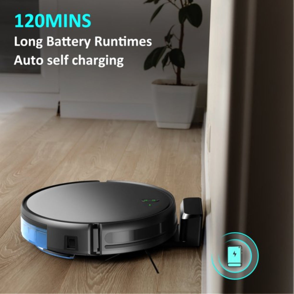 Robotický vysávač a čistič podláh s nabíjacou stanicou