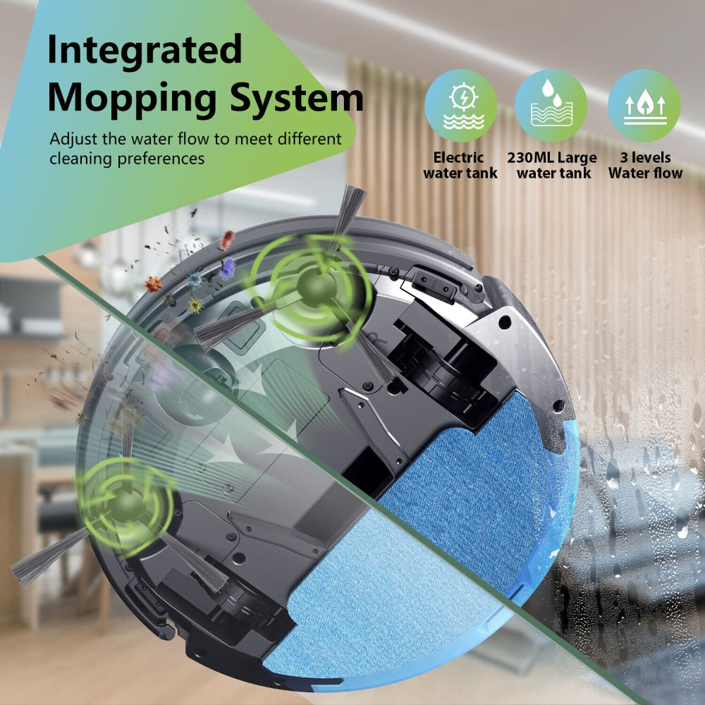 Robotický vysávač a čistič podláh s nabíjacou stanicou