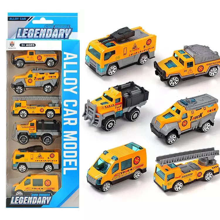 Sada autíčka - 6 kusov