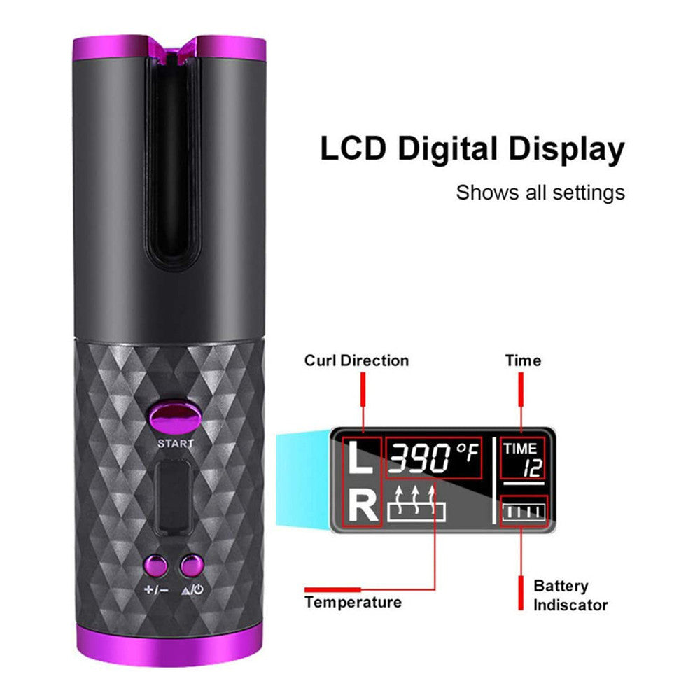 Automatická bezdrôtová kulma na vlasy