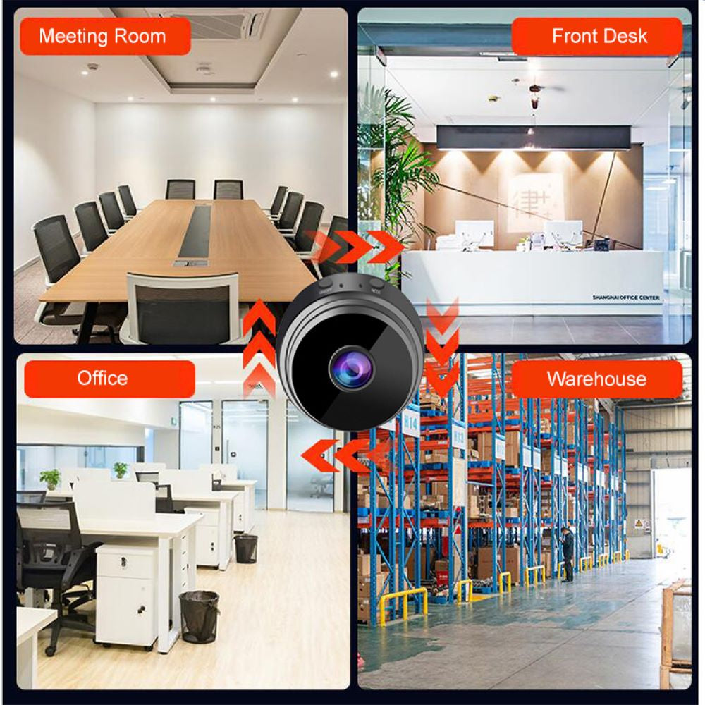 Mini monitorovacia kamera, WiFi, živé sledovanie live, denné a nočné nahrávanie