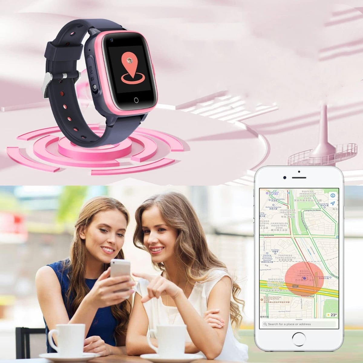 Inteligentné hodinky pre deti SmartKid Pro so sim kartou, GPS, fotoaparátom