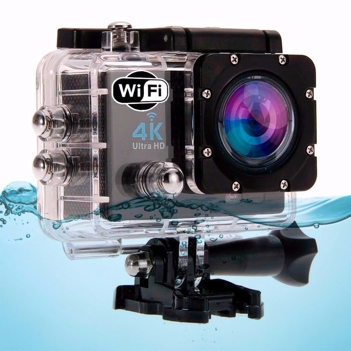 Akčná kamera s rozlíšením 4K Ultra HD, vodotesná, WiFi